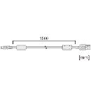 USB通信ケーブル ケーブル長:約1.5m US-15C