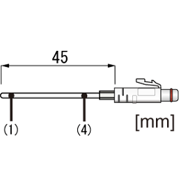 フッ素樹脂被覆センサ TR-5101