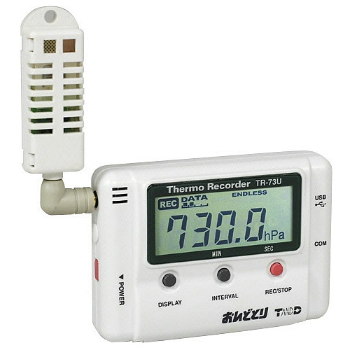 T&D 温湿度・大気圧データロガー おんどとり TR-73U :20231118224243